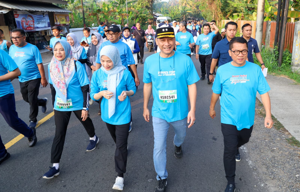KORPRI Run Menuju Pornas Korpri 2025, Sekda Provinsi Banten Deden Apriandhi H: Tingkatkan Okupansi Hotel Kawasan Anyer
