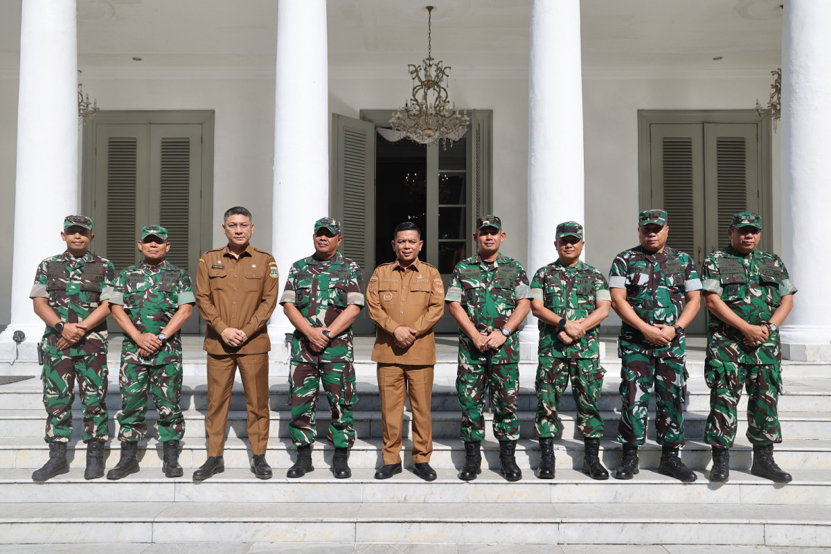 Gubernur Banten Andra Soni Terima Kunjungan Danrem 064/Maulana Yusuf