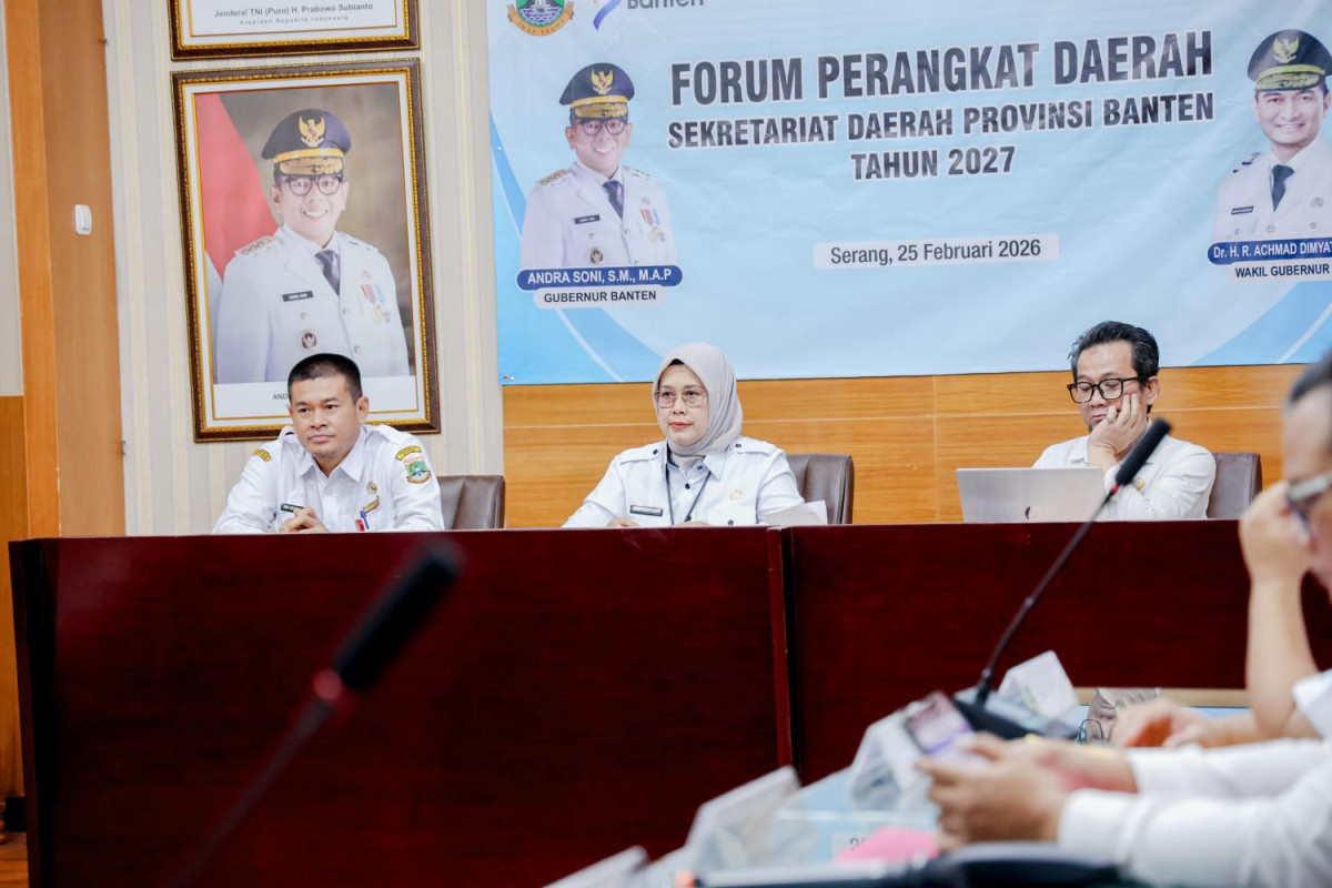 Forum OPD Setda Selaraskan Program 2027 dengan Prioritas Gubernur Banten Andra Soni