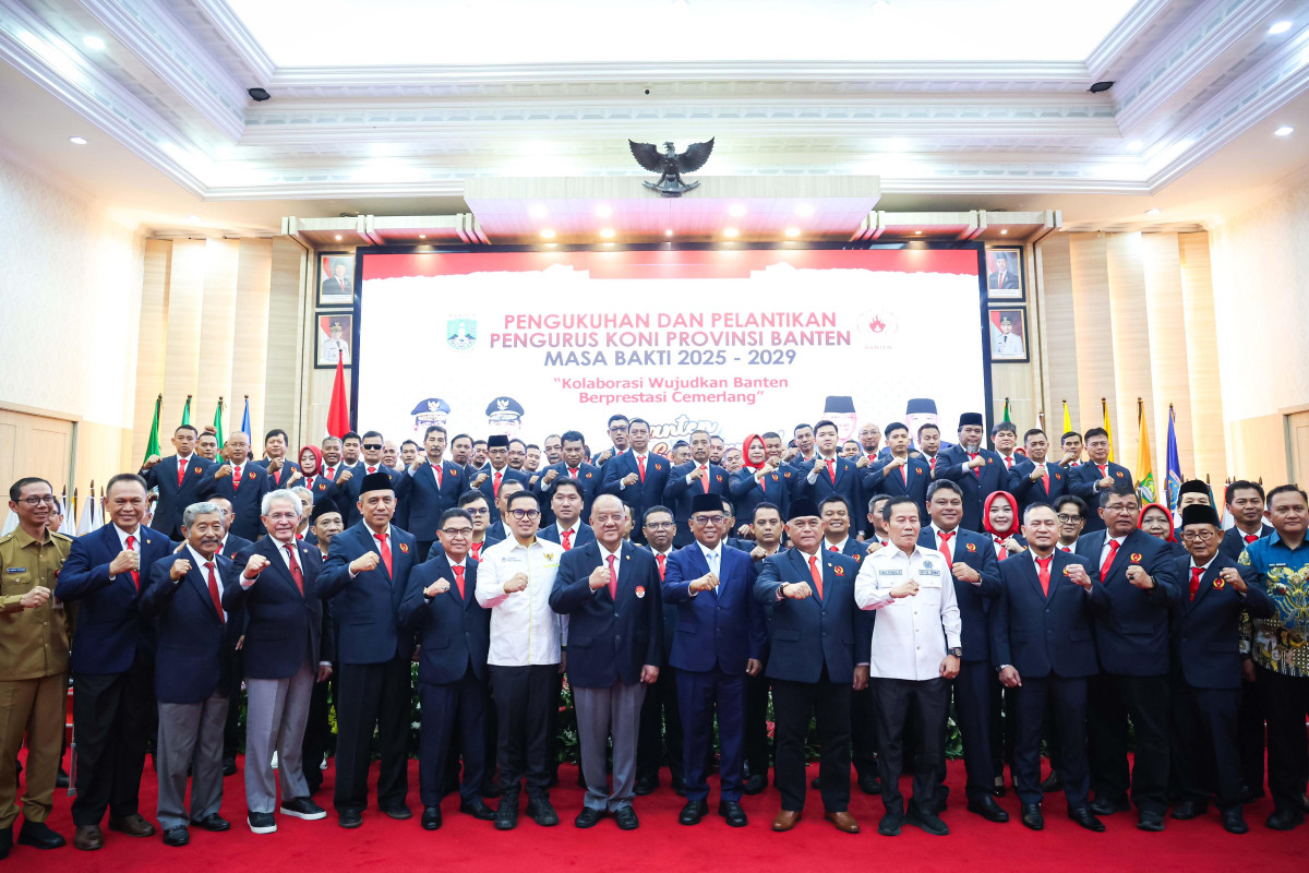 Gubernur Andra Soni Pacu KONI Banten Raih Prestasi Nasional dan Internasional