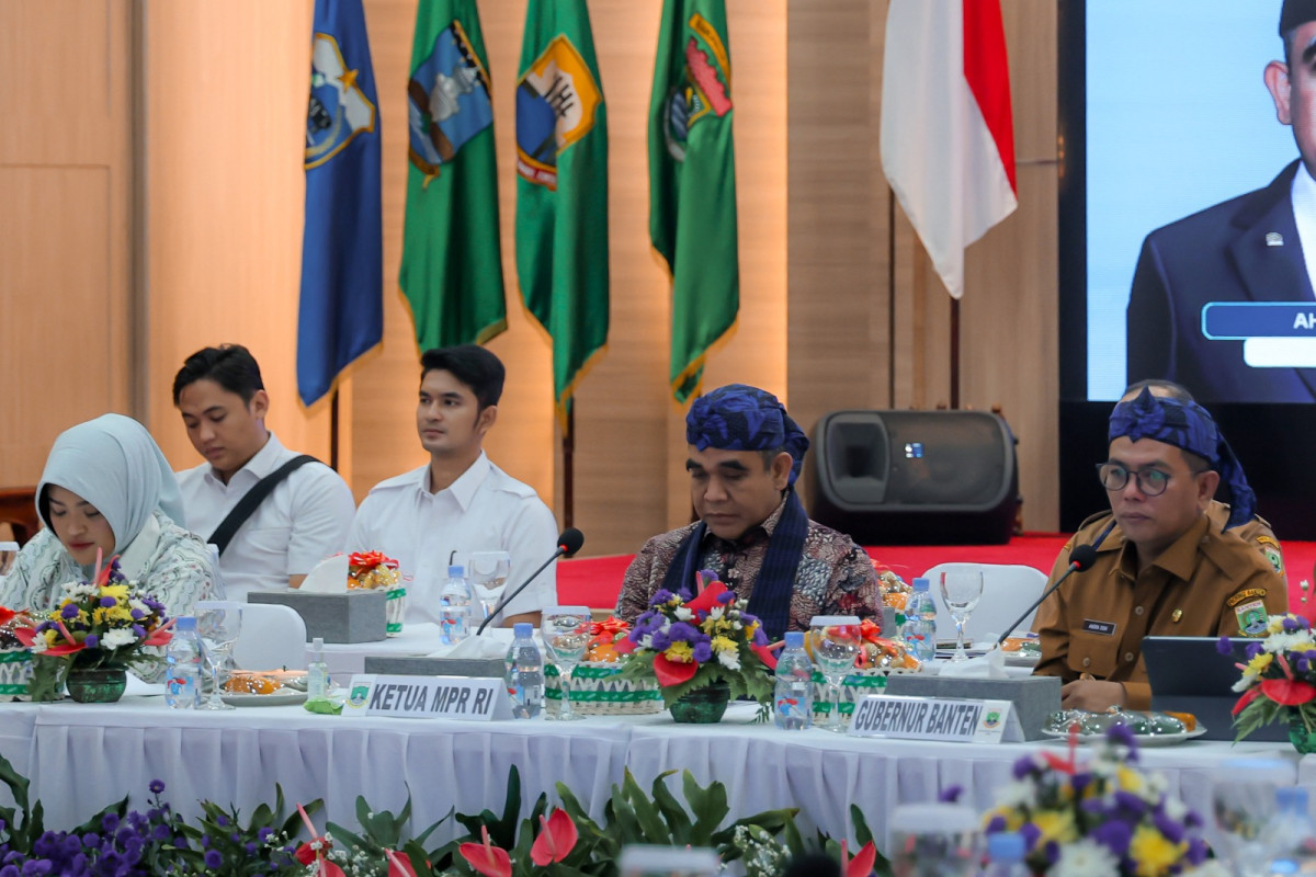 Terima Kunker Ketua MPR RI, Gubernur Banten Andra Soni Paparkan Program Prioritas dan Tantangan Provinsi Banten