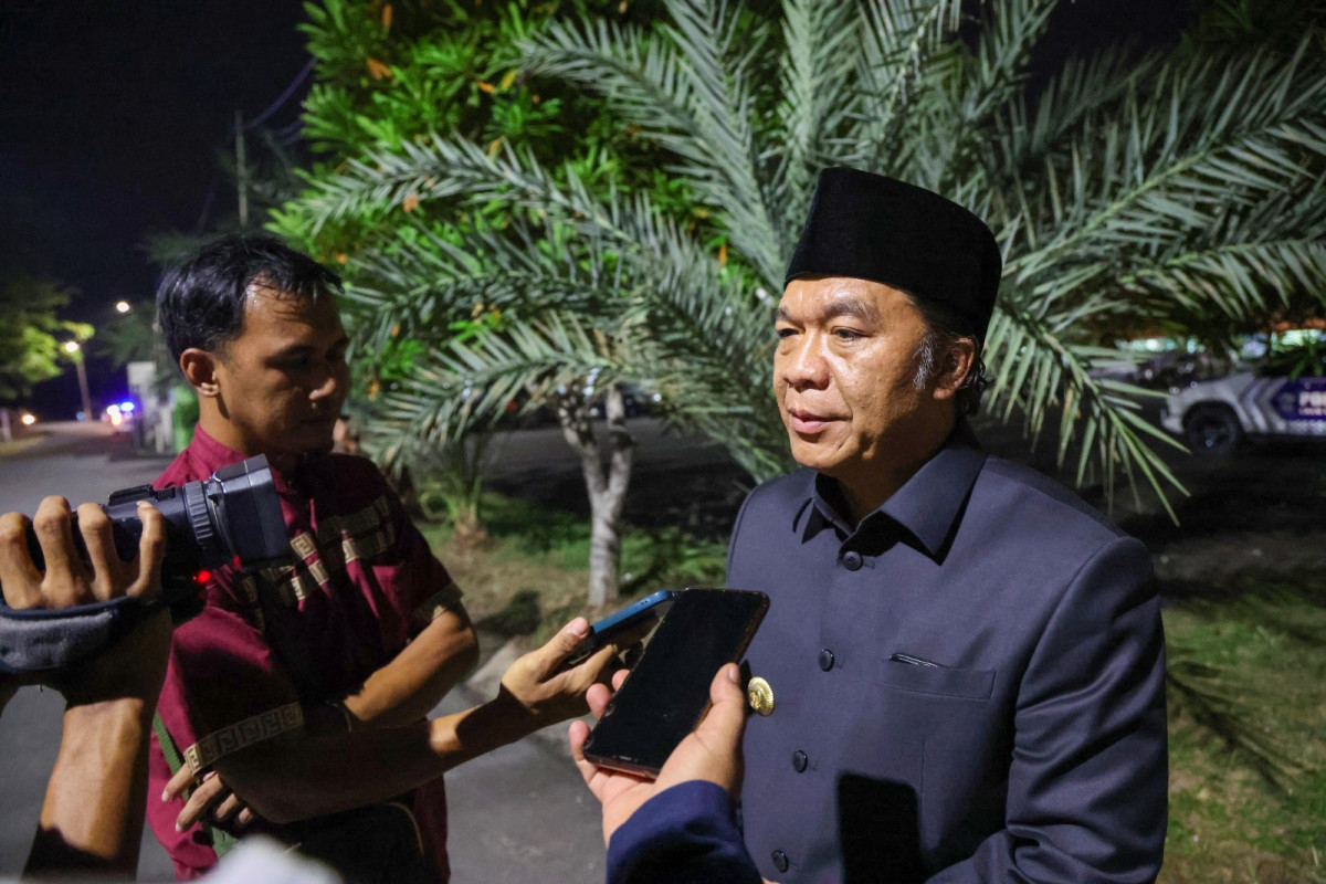 Pj Gubernur Banten Al Muktabar Sampaikan Capaian Percepatan Penanganan Stunting ke Wapres KH Ma'ruf Amin