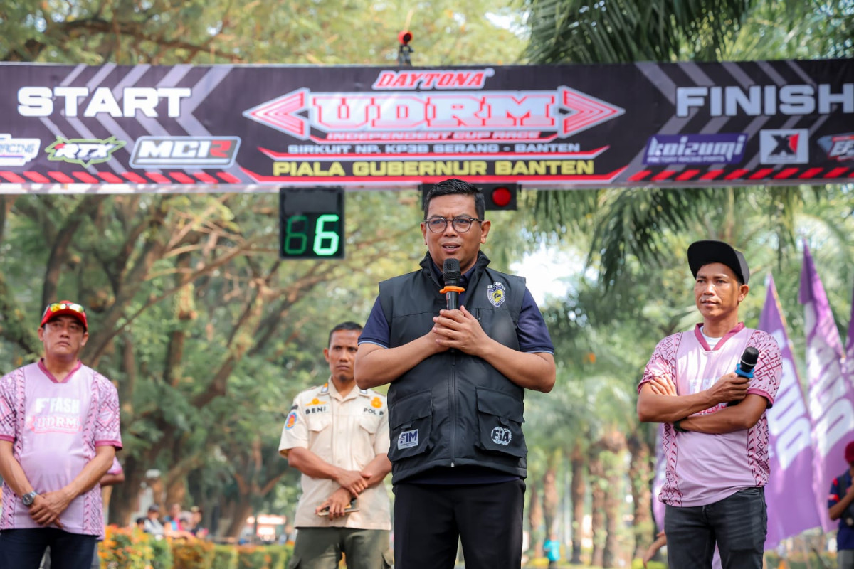 Lepas Kejuaraan Road Race Piala Gubernur Banten Cup 2025, Gubernur Banten Andra Soni: Pemprov Banten Siap Bangun Sirkuit Balap