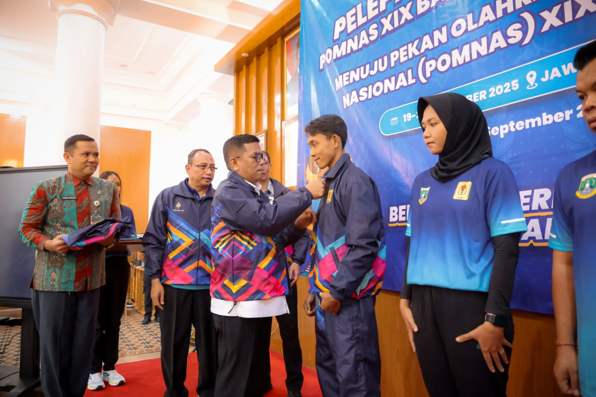 Lepas Kontingen POMNas, Gubernur Banten Andra Soni Harap Muncul Atlet Berprestasi