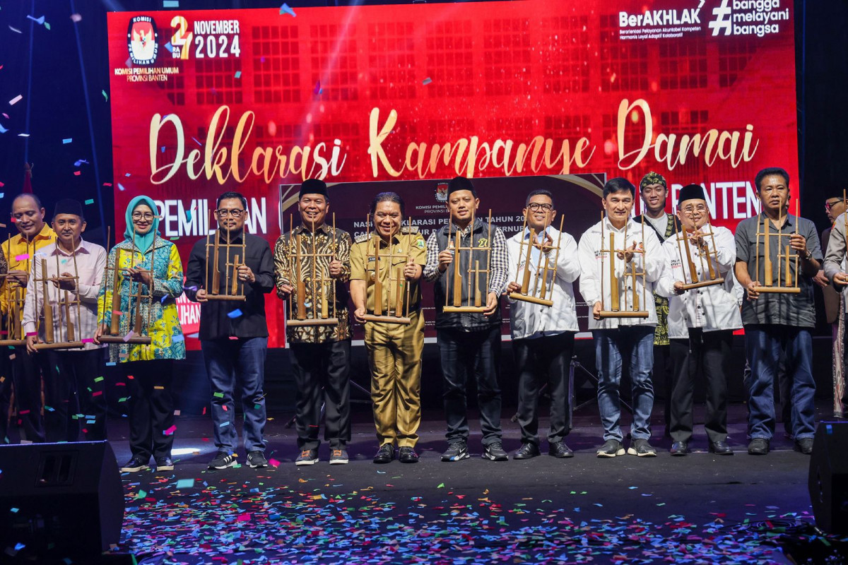 Pj Gubernur Banten Al Muktabar Ingatkan Pesan Kampanye Yang Baik, Positif, dan Damai