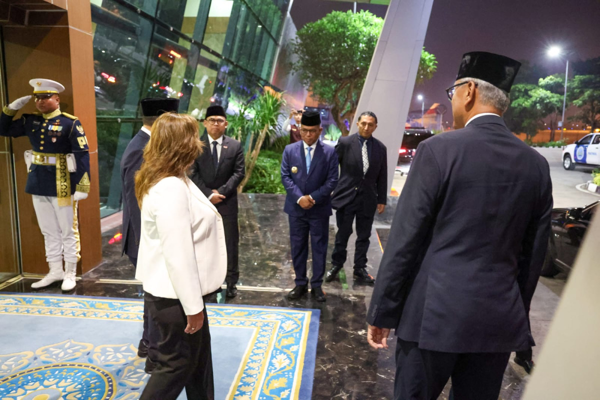 Gubernur Banten Andra Soni Dampingi Mendag Antar Pulang Presiden Peru Dina Boluarte