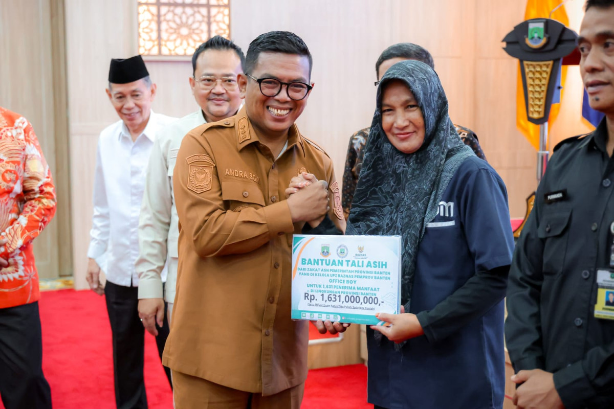Gubernur Banten Andra Soni  Ajak Masyarakat Bayar Zakat ke Baznas