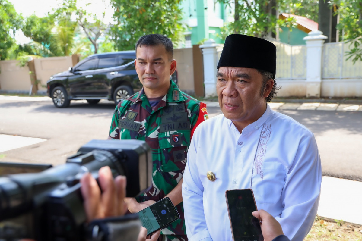 Sambut Wapres KH Ma’ruf Amin, Pj Gubernur Al Muktabar Sampaikan Pembangunan Provinsi Banten Terkini