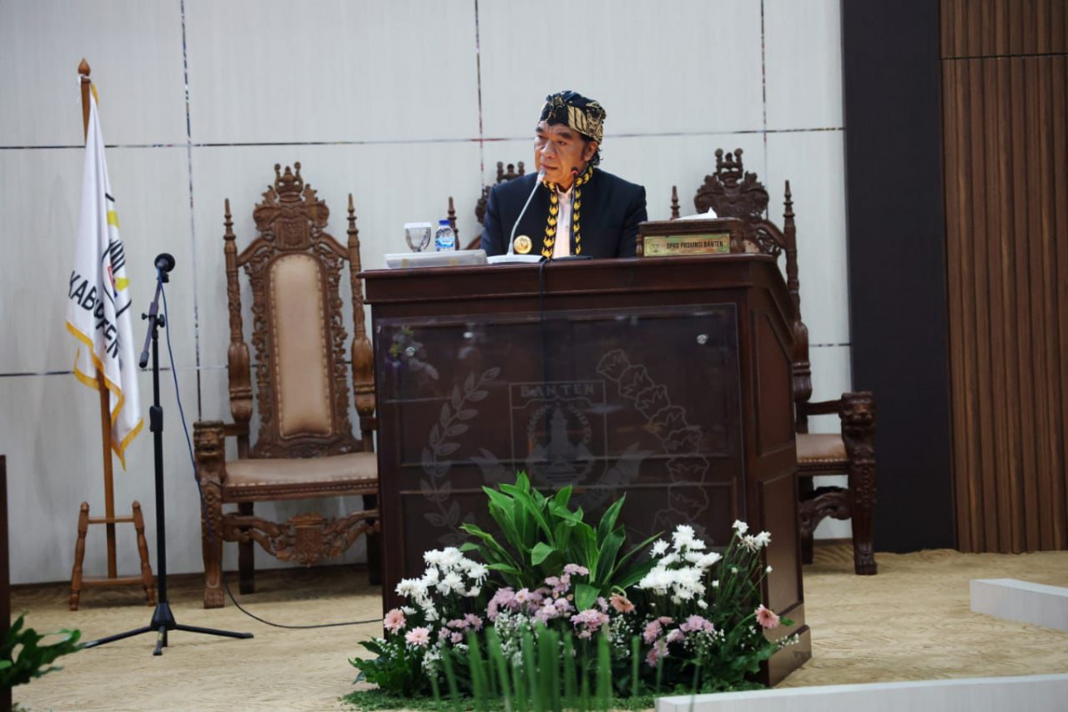 Rapat Paripurna Peringatan HUT ke-24 Provinsi Banten, Pj Gubernur Al Muktabar : Kesejahteraan Rakyat Jadi Kata Kunci
