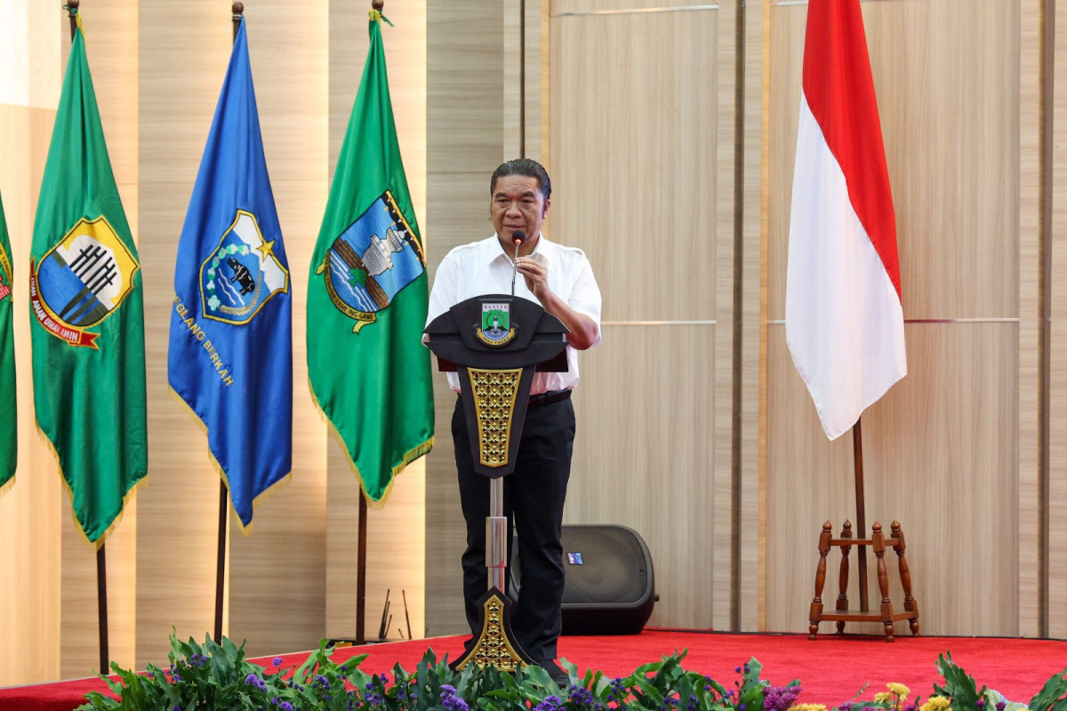 Pj Gubernur Banten Al Muktabar Sambut Kunjungan Peserta Diklat Sekolah Staf Dinas Luar Negeri Kemenlu RI