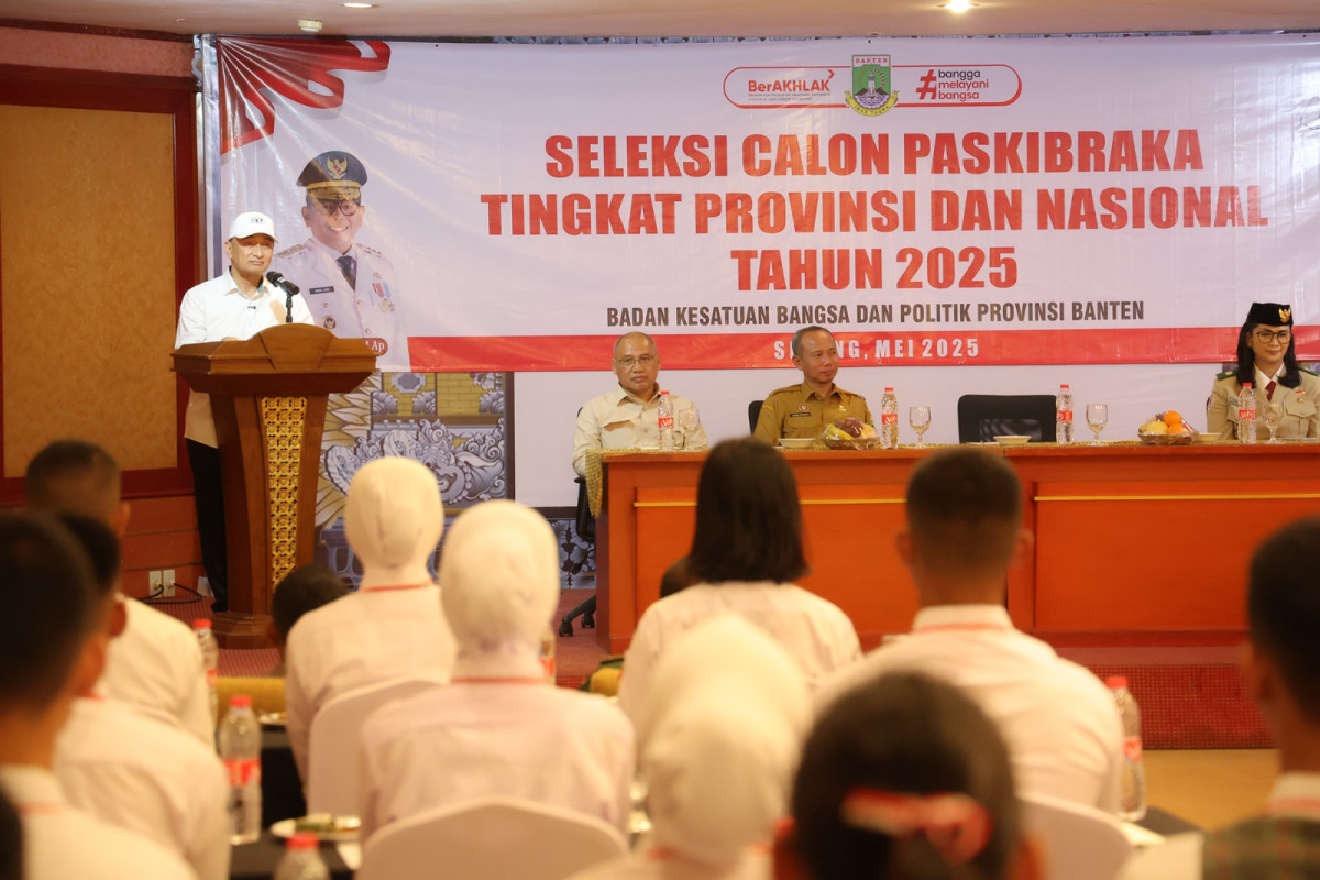Buka Seleksi Paskibraka 2025, Wagub Banten A Dimyati Natakusumah: Tidak Ada Titipan