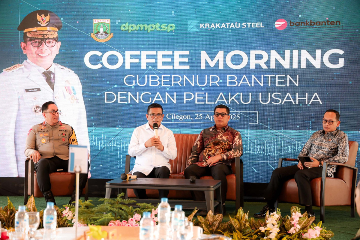 Gubernur Banten Andra Soni Bersama Satgas Percepatan Investasi Provinsi Banten Gelar Dialog Dengan Pengelola Kawasan Industri dan Pengusaha di Kota Cilegon