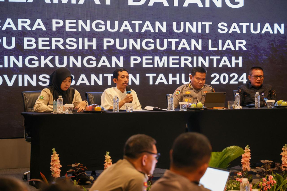 Pemprov Banten Perkuat Unit Satgas Saber Pungli