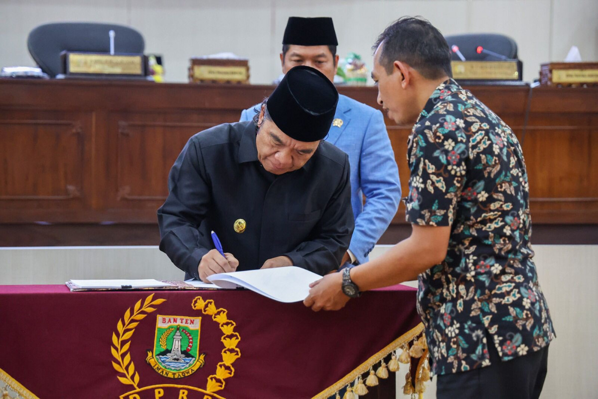 Disetujui, Raperda Perubahan APBD Provinsi Banten TA 2024