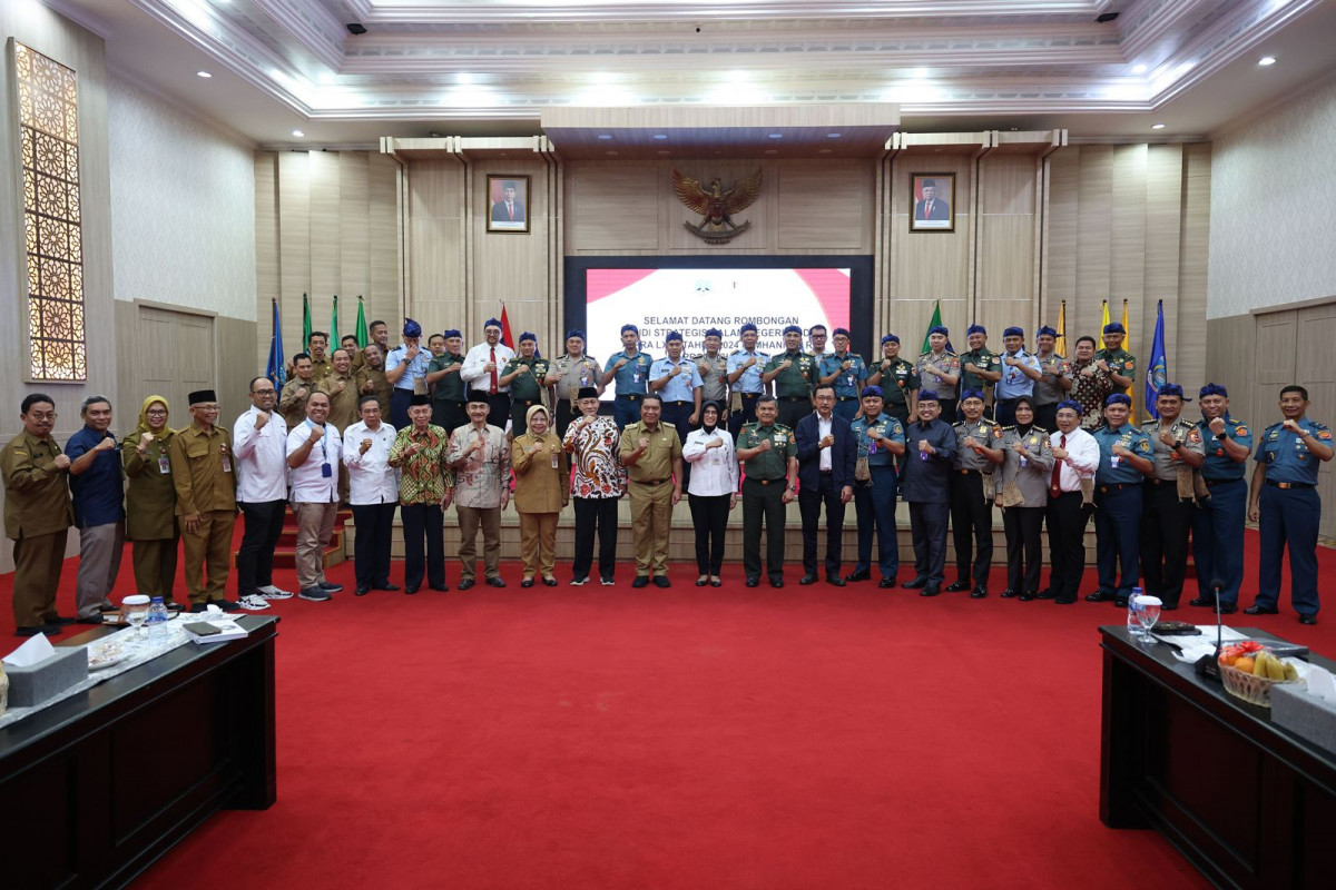 Terima SSDN Lemhanas RI, Pj Gubernur Al Muktabar Paparkan Capaian dan Program Pembangunan Provinsi Banten