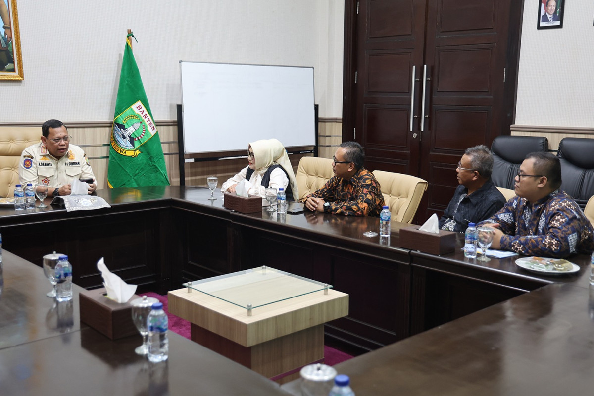 Pj Gubernur Banten A Damenta Terima Rombongan Unpam Kampus Serang