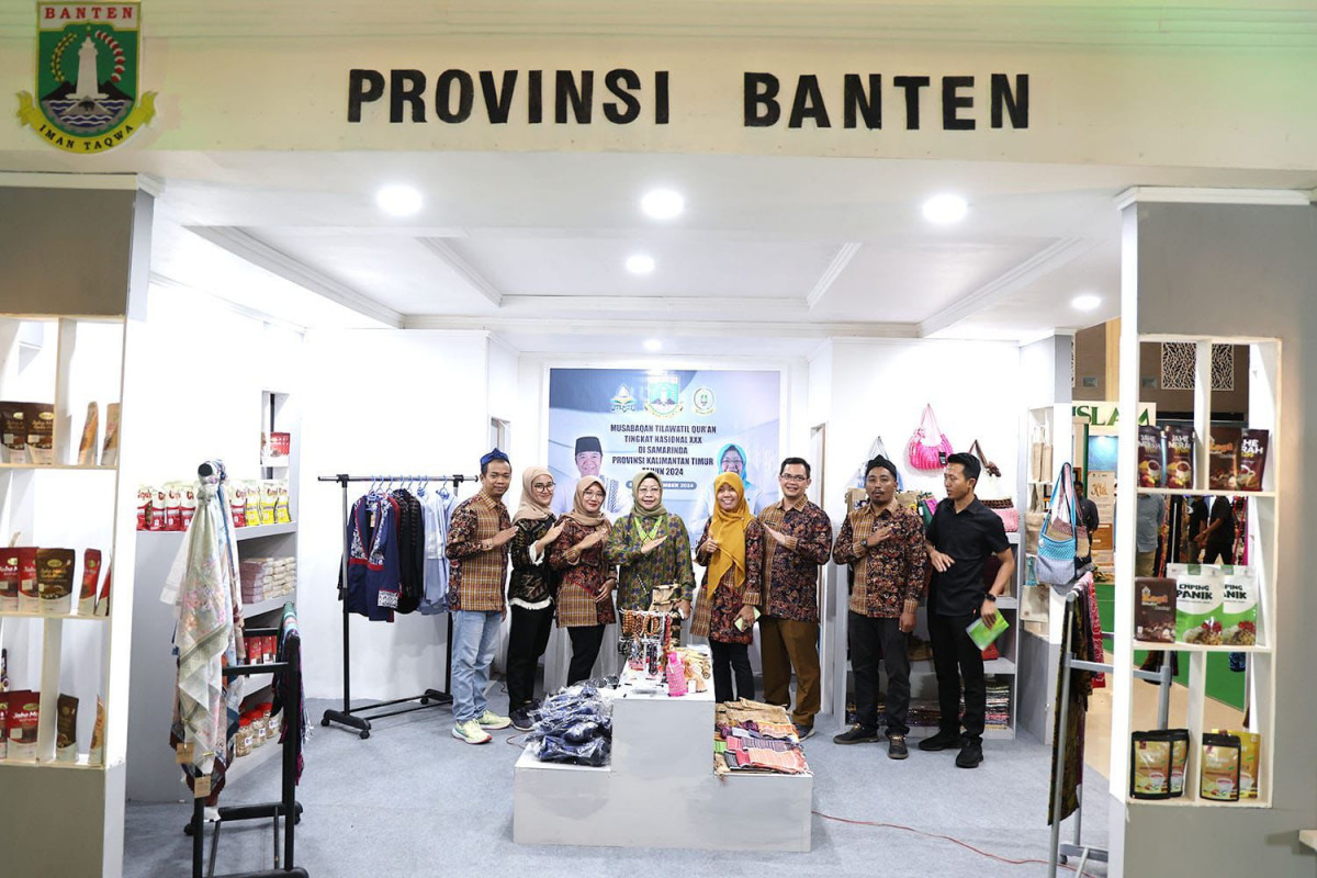 MTQN Expo 2024 Kaltim, Pemprov Banten Tampilkan Produk Unggulan