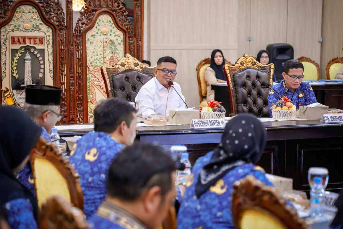 Rapim Perangkat Daerah, Gubernur Banten Andra Soni: Untuk Saling Mengkoneksikan Program
