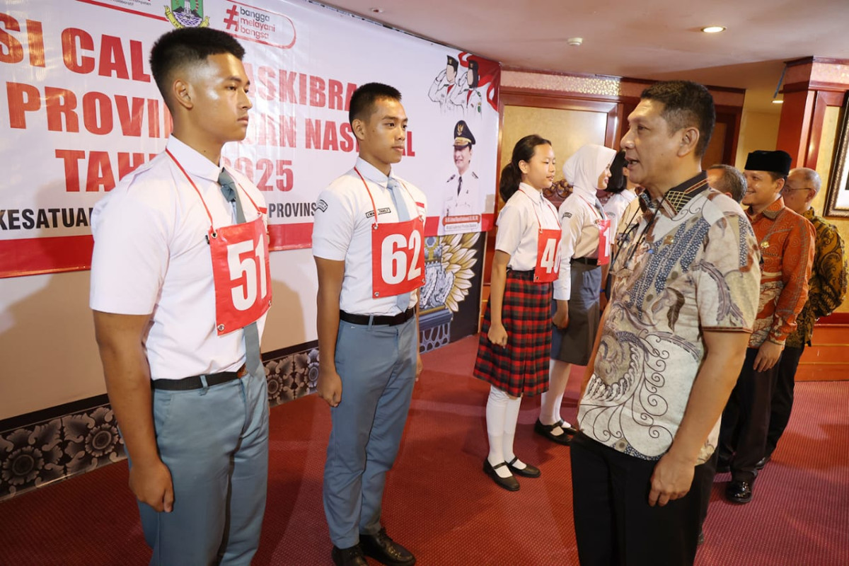 Plh Sekda Provinsi Banten Deden Apriandhi H Tutup Seleksi Paskibraka Provinsi Banten Tahun 2025