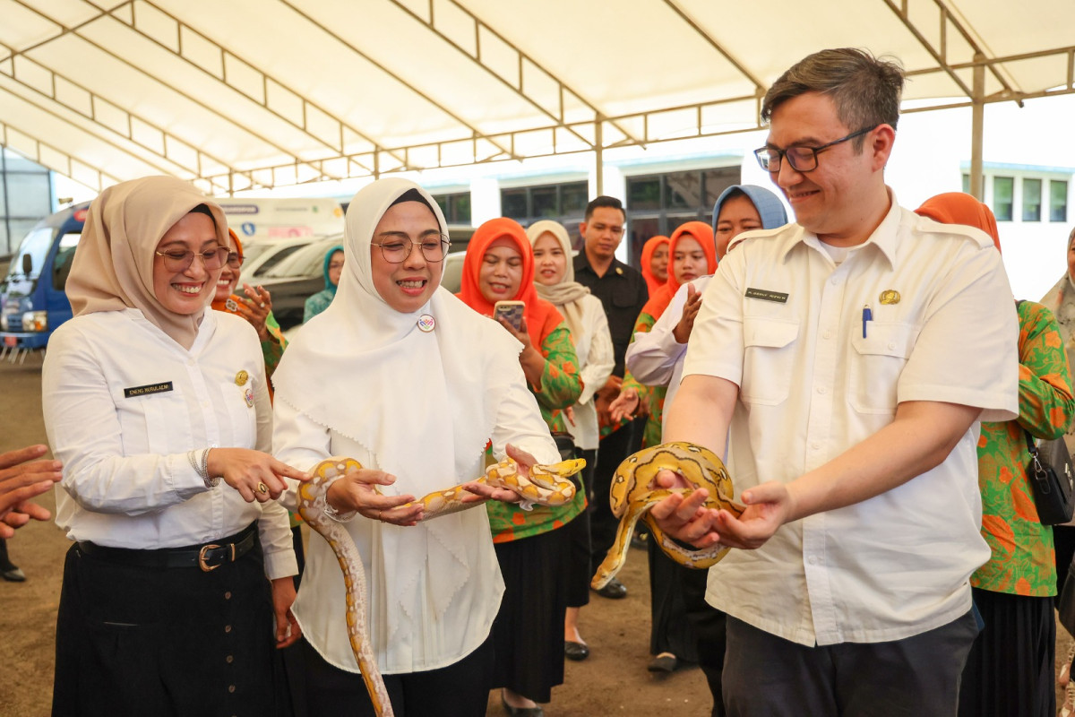 Ketua Tim Pembina Posyandu Provinsi Banten Tinawati Andra Soni Dorong Peningkatan Kapasitas Kader Posyandu Pada 6 SPM