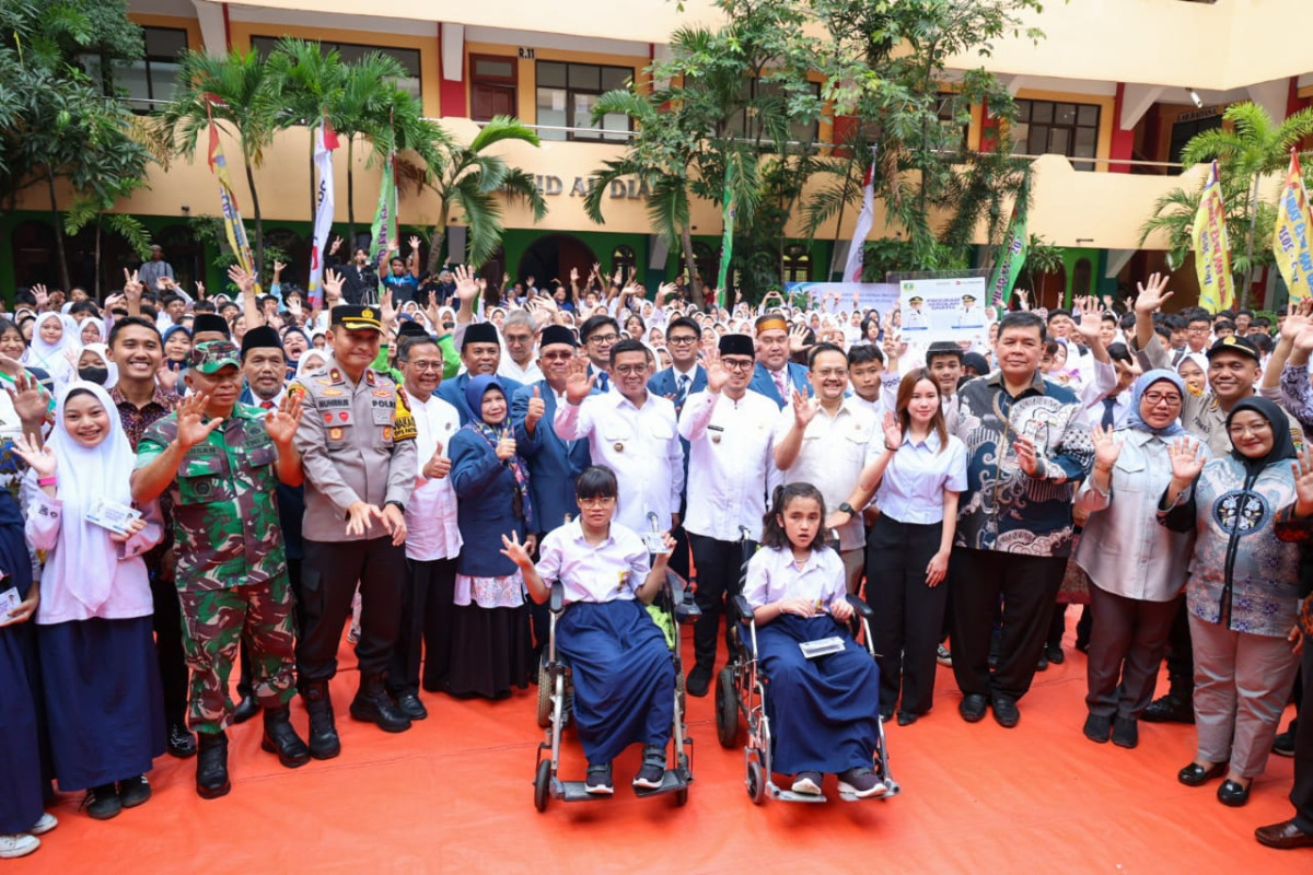 Gubernur Banten Andra Soni: Tugas Anak-anak Hanya Belajar, Semangat !