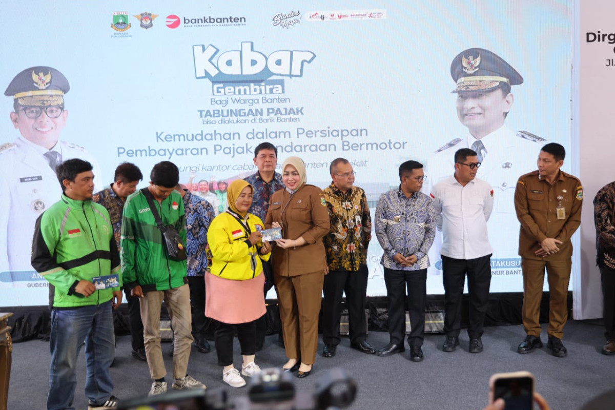 Luncurkan Tabungan PKB, Gubernur Banten Andra Soni : Untuk Meringankan Beban Wajib Pajak