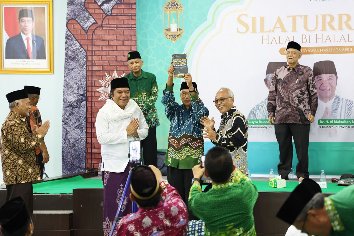 Hadiri Halal bi Halal PW Muhammadiyah Provinsi Banten, Pj Gubernur Al Muktabar: Ikhtiar Untuk Kemaslahatan Umat