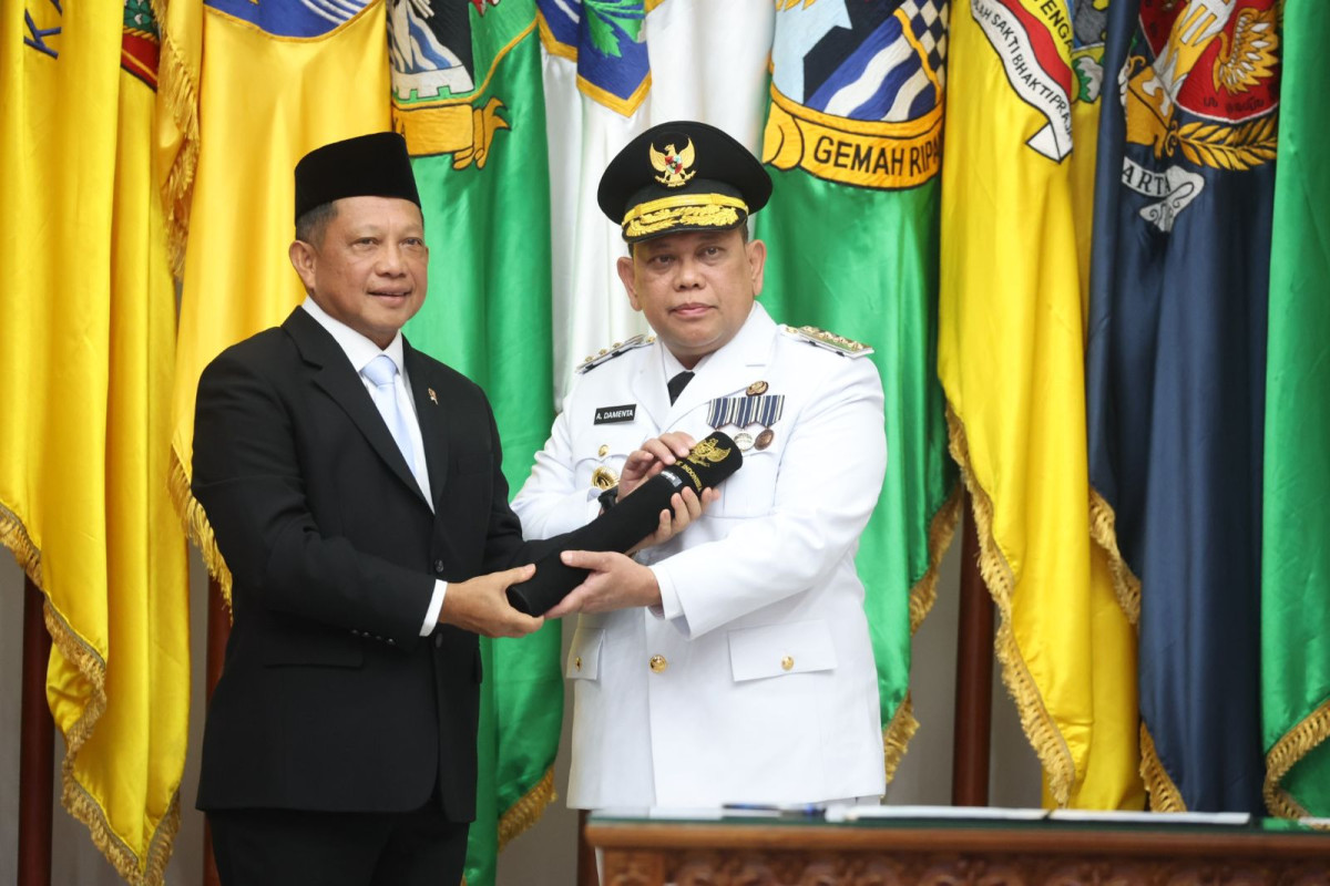 Ucok Abdul Rauf Damenta Dilantik Menjadi Pj Gubernur Banten