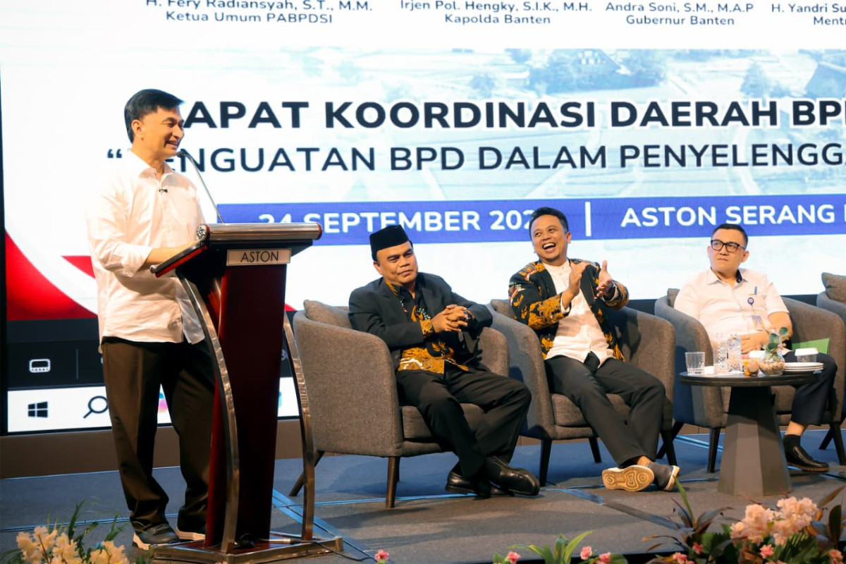 Wagub Banten Dimyati Natakusumah Dorong Penguatan Peran BPD dalam Pembangunan Desa