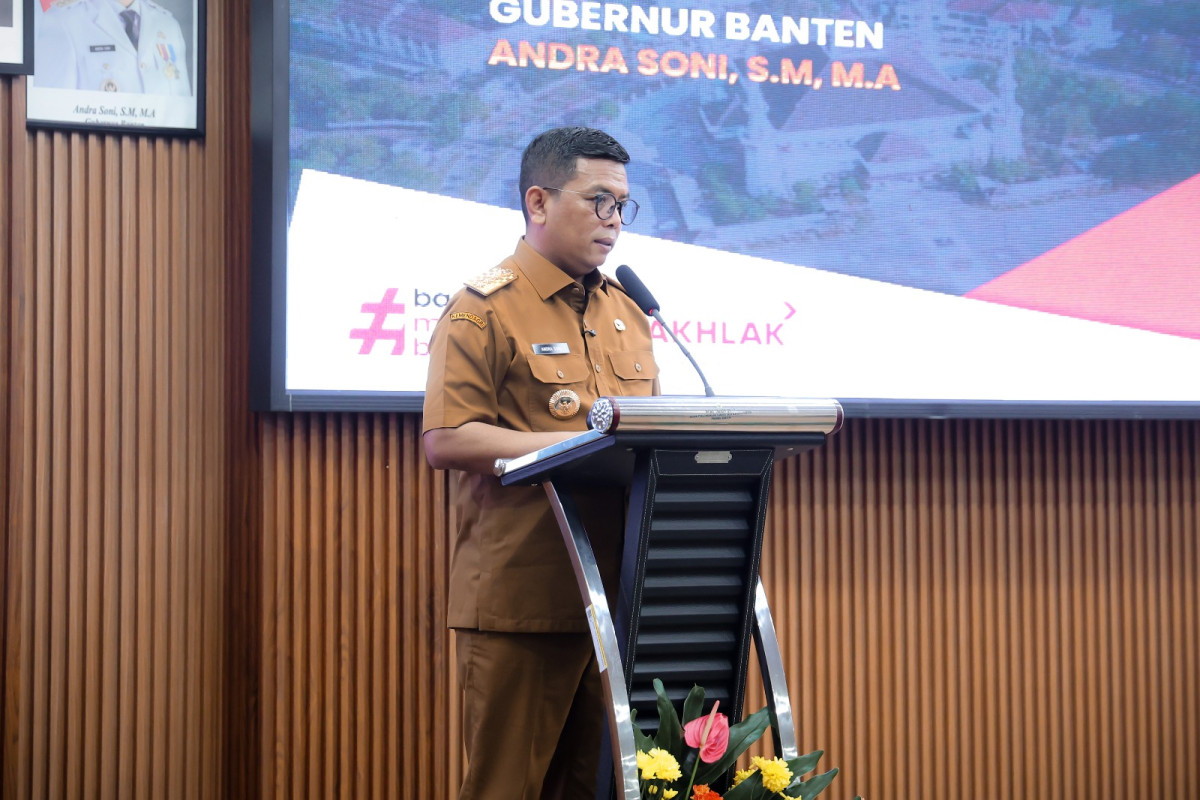 Gubernur Banten Andra Soni: Pemprov Banten Terus Berupaya Turunkan Angka Kemiskinan dan Pengangguran