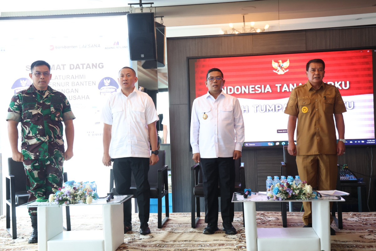 Serap Aspirasi Pelaku Usaha, Gubernur Banten Andra Soni Janjikan Kemudahan dan Kenyamanan Investasi