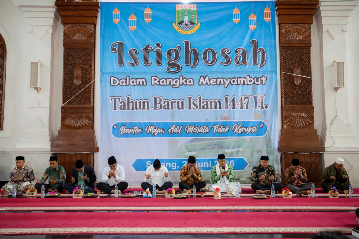 Sambut Tahun Baru 1447 H, Gubernur Banten Andra Soni Istigasah Bersama Masyarakat dan Aparatur Pemprov Banten
