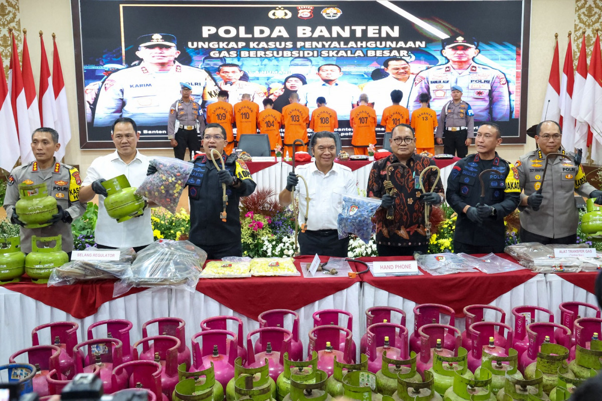 Pj Gubernur Al Muktabar Apresiasi Polda Banten Atas Pengungkapan Penyalahgunaan Tabung LPG Subsidi