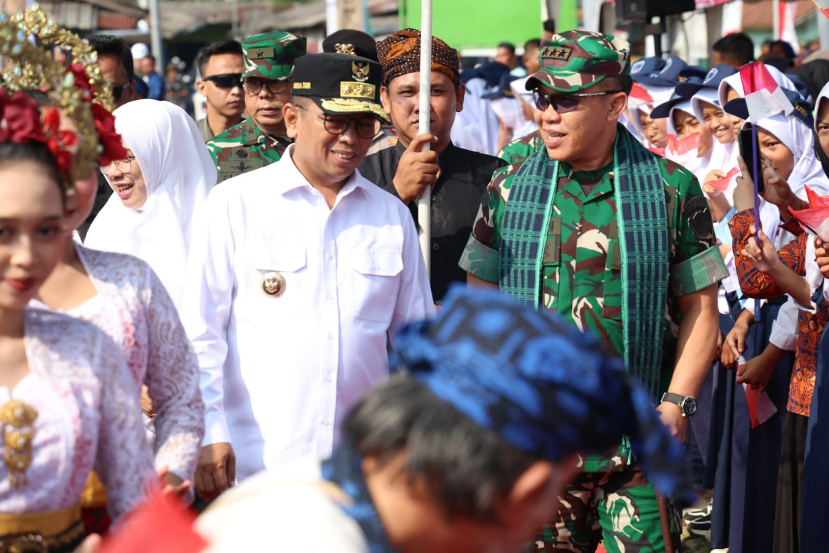 Upacara Penutupan Karya Bakti TNI, Gubernur Banten Andra Soni: Hasil Pembangunan Karya Bakti TNI Sangat Bermanfaat Untuk Masyarakat