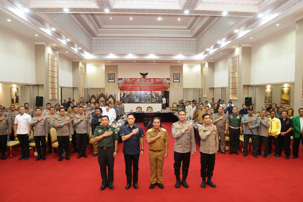 Pj Gubernur Al Muktabar: Pemprov Banten Bersama Pihak Terkait Lakukan Mitigasi Risiko Pilkada 2024