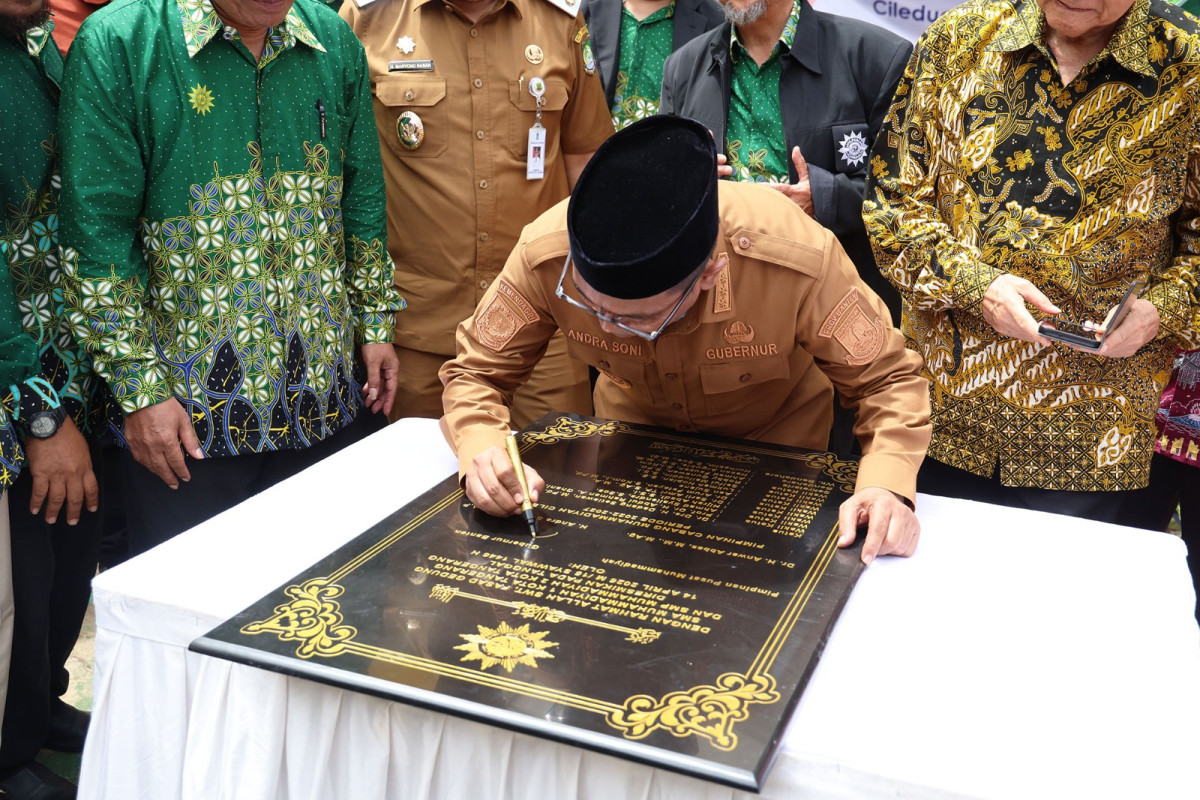 Halal Bihalal Muhammadiyah Ciledug, Gubernur Banten Andra Soni Paparkan Program Pemprov Banten