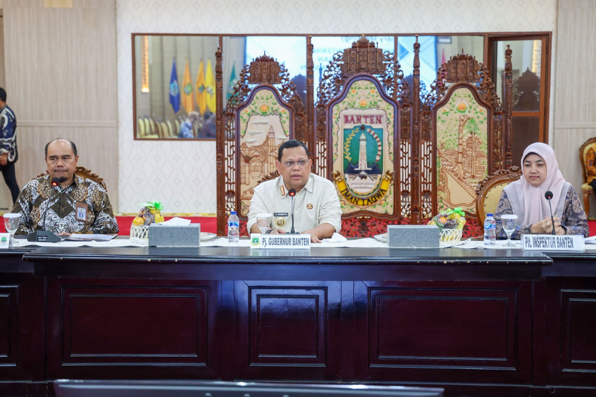Entry Meeting BPK, Pj Gubernur Banten A Damenta: Untuk Tingkatkan Pengelolaan Keuangan