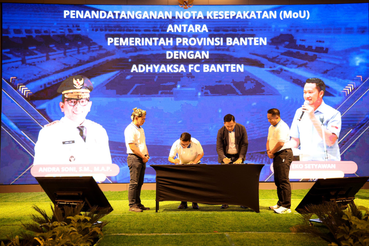 Gubernur Banten Andra Soni Sambut Baik BIS Jadi Stadion Kandang Adhyaksa FC Banten