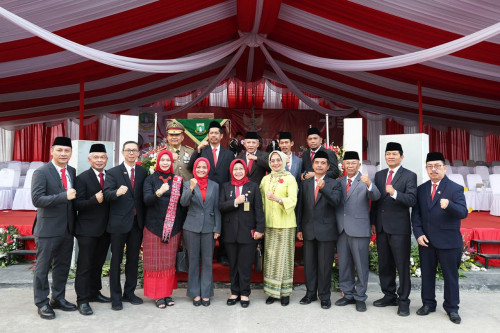 Pemprov Banten Apresiasi Pelaksanaan Pengibaran dan Penurunan Bendera Merah Putih Pada HUT Ke-78 RI