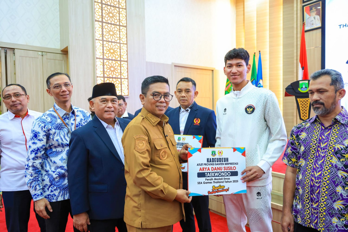 Apresiasi Atlet Banten, Gubernur Andra Soni Tekankan Pentingnya Pembinaan Berkelanjutan