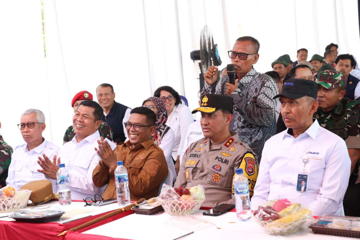 Panen Raya, Gubernur Banten Andra Soni Pastikan Harga Gabah Kering Panen Rp6.500/Kg