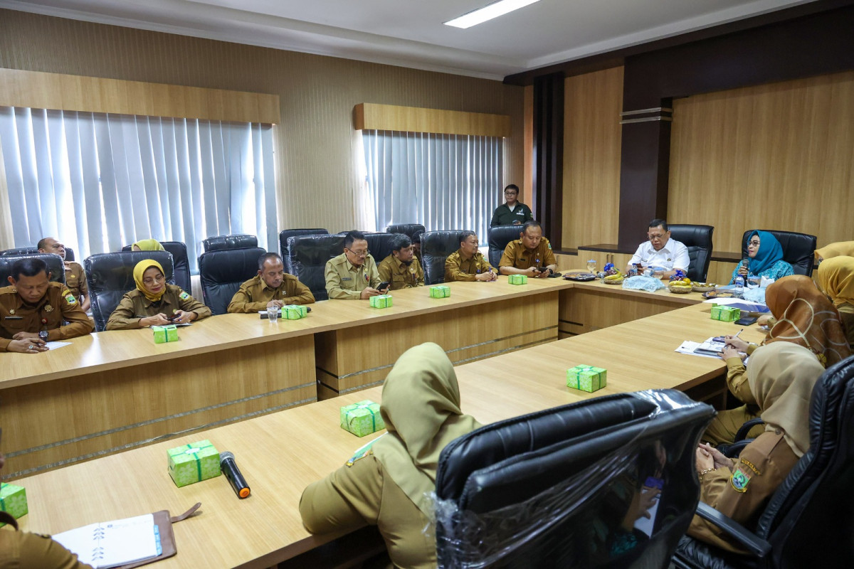 Rakor Bersama TP PKK Provinsi Banten, Pj Gubernur Banten A Damenta : Bersama Selesaikan Program Kerja