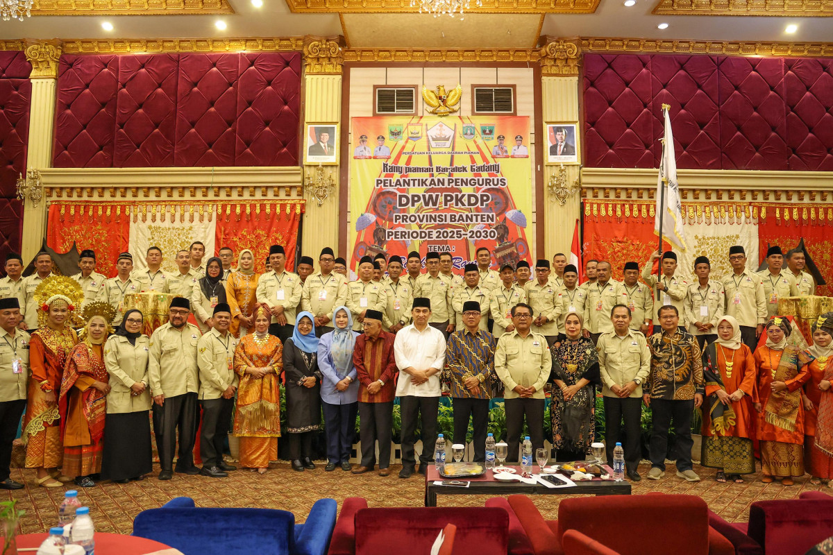 Hadiri Pelantikan DPW PKDP Provinsi Banten, Ini Pesan Wagub Banten A Dimyati Natakusumah