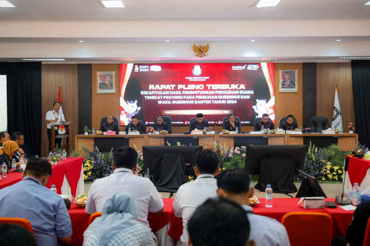 Berlangsung Damai, Pj Gubernur Al Muktabar Apresiasi KPU dan Bawaslu Provinsi Banten Atas Pelaksanaan Pilkada Serentak 2024