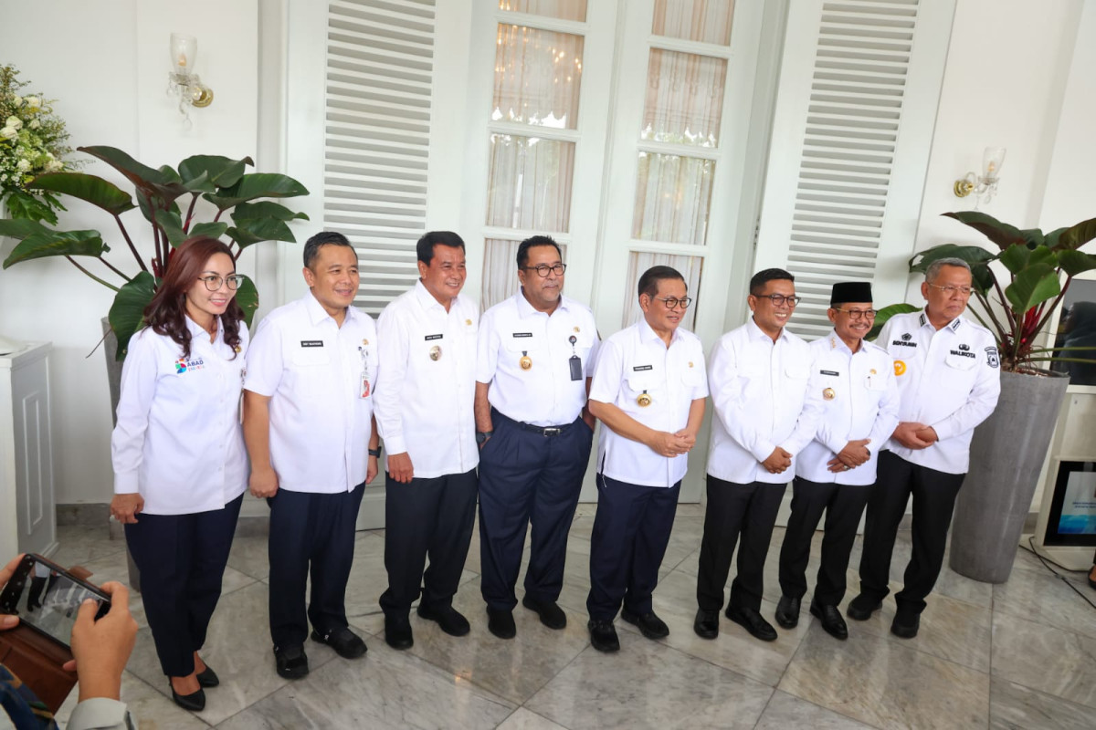 Gubernur Banten Andra Soni dan Gubernur DK Jakarta Pramono Anung Bahas Kerjasama Penanganan Banjir Hingga Transportasi Massal