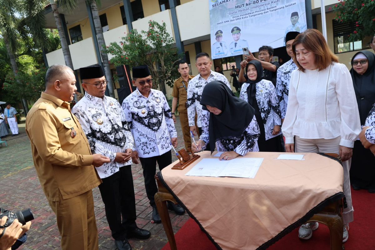 Gubernur Banten Andra Soni Apresiasi Penguatan Kerja Sama Pendidikan Pemkot Tangerang