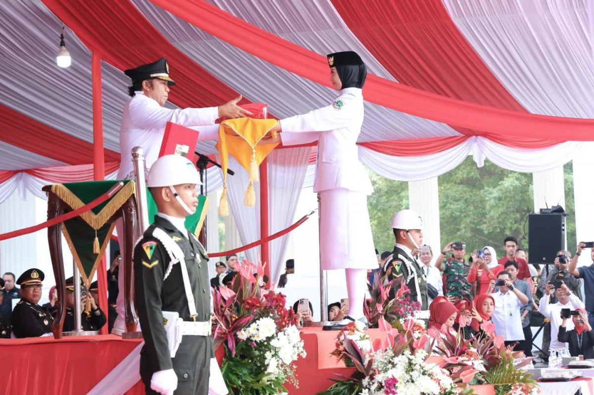 Khidmat, Upacara Peringatan HUT Ke-79 Kemerdekaan Republik Indonesia Tingkat Provinsi Banten