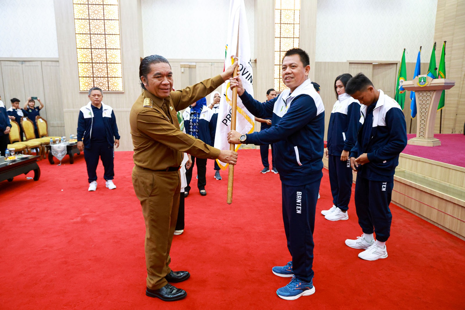 Pj Gubernur Al Muktabar Bangga, Kontingen Provinsi Banten Peringkat ke-4 Fornas VII 2023