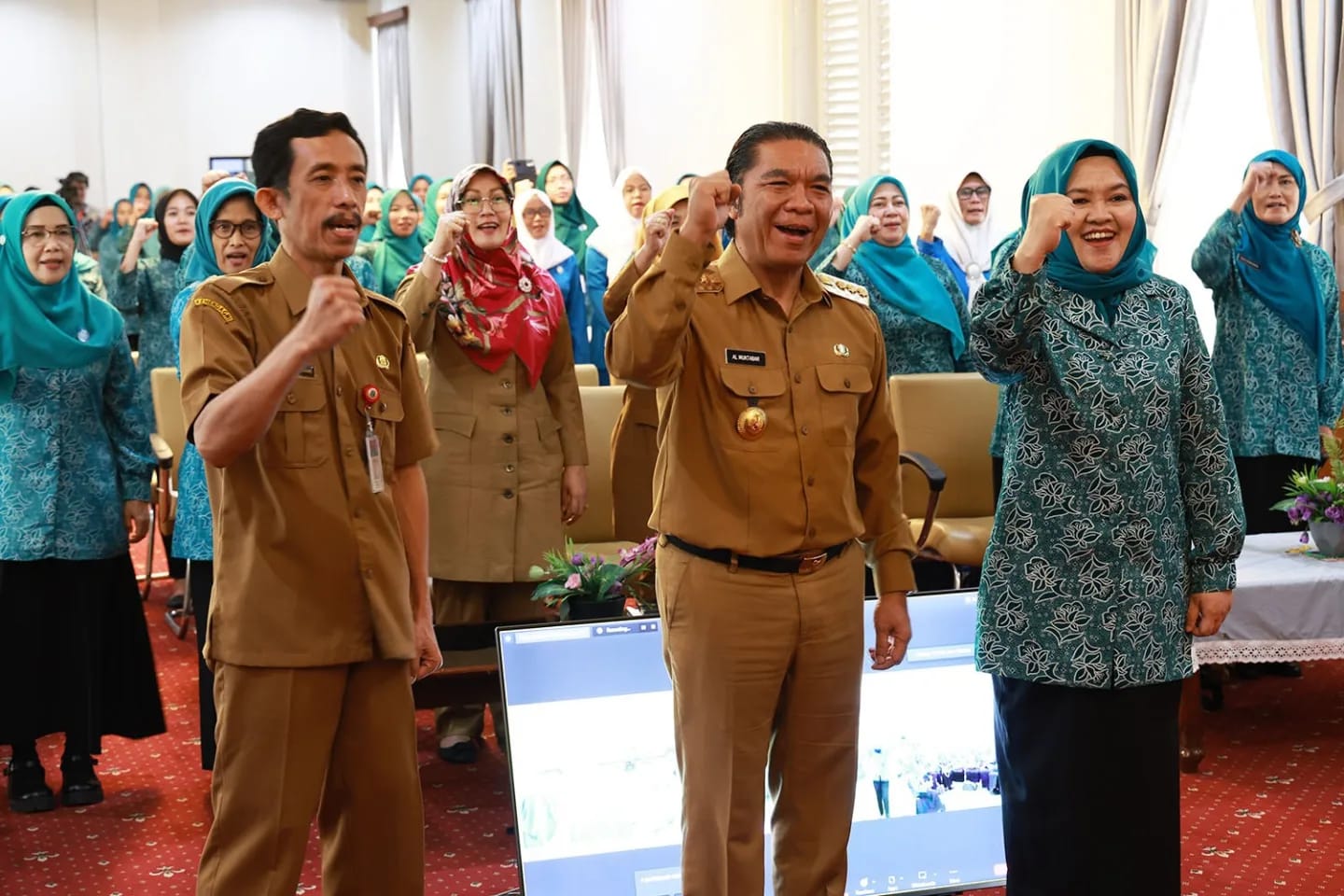 Kolaborasi Penanganan Stunting, Pj Gubernur Al Muktabar Buka Workshop e-dasawisma TP PKK Provinsi Banten Bersama FK UI